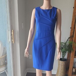 Calvin Klein Royal Blue Midi Dress